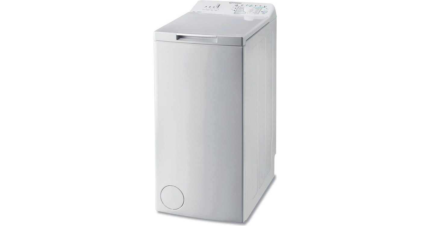 Indesit BTW L60300 EE/N Πλυντήριο Ρούχων Άνω Φόρτωσης 6kg 1000 Στροφών