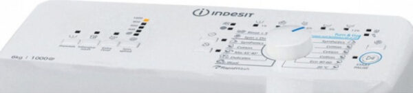 Indesit BTW L60300 EE/N Πλυντήριο Ρούχων Άνω Φόρτωσης 6kg 1000 Στροφών