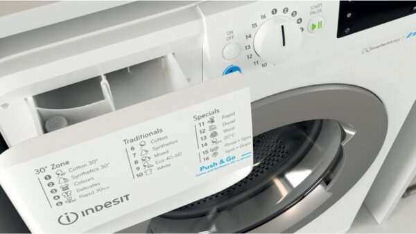 Indesit BWE 71283X WS EE N Πλυντήριο Ρούχων 7kg 1200 Στροφών