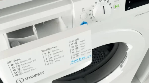 Indesit BWE 81285X W EE N Πλυντήριο Ρούχων 8kg 1200 Στροφών