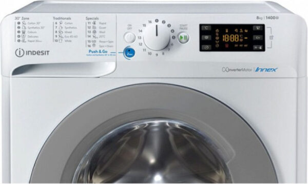 Indesit BWE 81484X WS EE N Πλυντήριο Ρούχων 8kg 1400 Στροφών