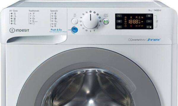 Indesit BWE 91485X WS EU N Πλυντήριο Ρούχων 9kg 1351 Στροφών