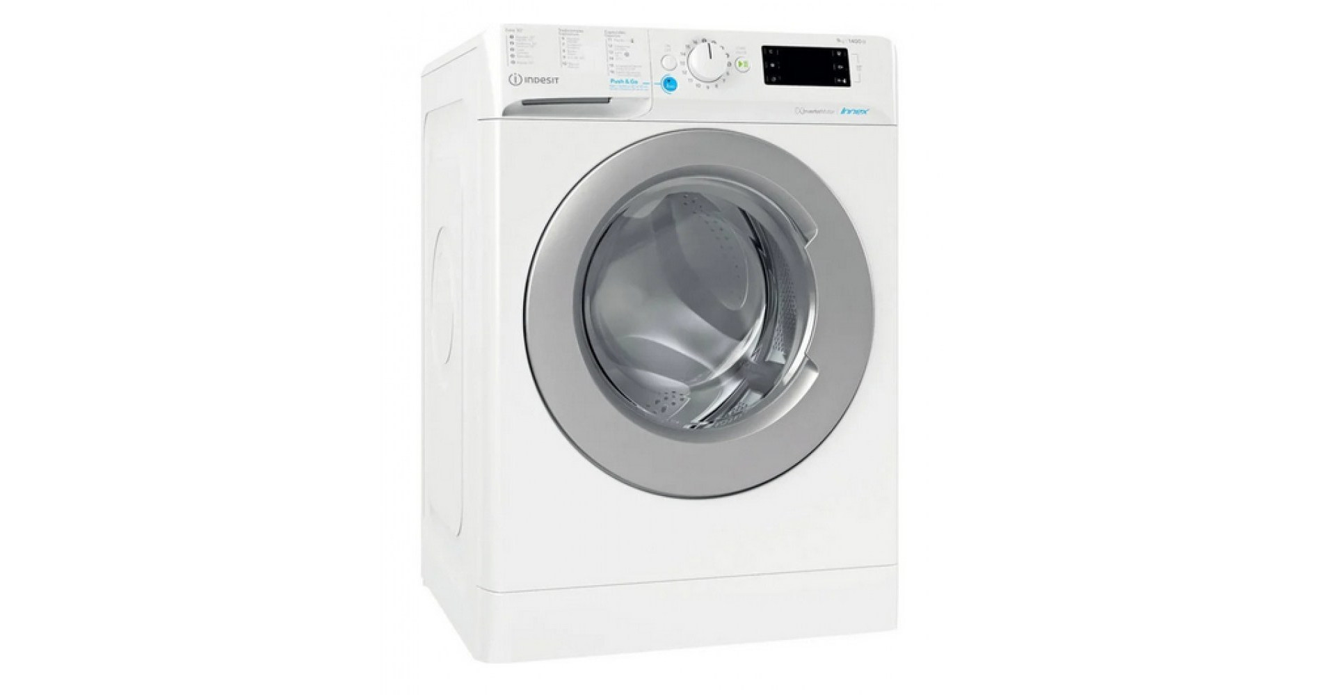 Indesit BWE 91496X WSV EE Πλυντήριο Ρούχων 9kg 1400 Στροφών