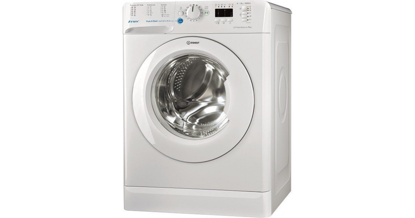 Indesit BWSA 51052W Πλυντήριο Ρούχων 5kg 1000 Στροφών