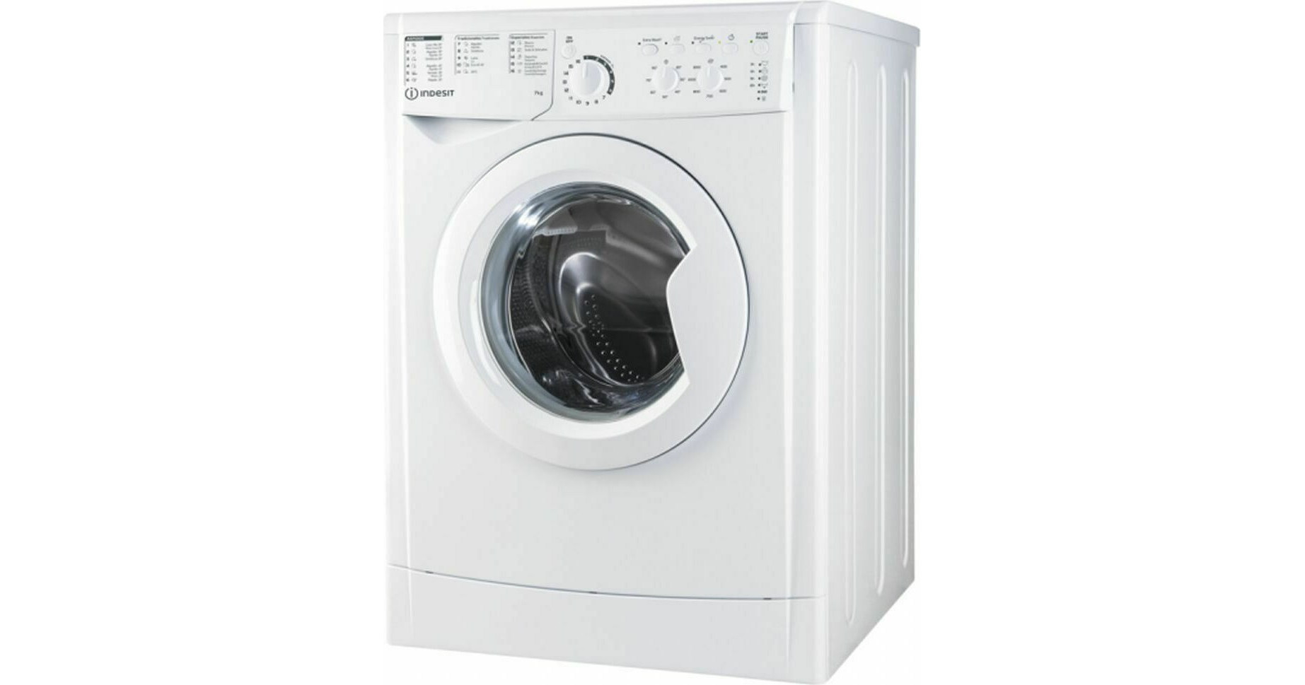 Indesit EWC71252WSPTN Πλυντήριο Ρούχων 7kg 1000 Στροφών