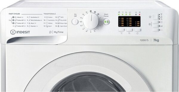 Indesit MTWA 71252 W EE Πλυντήριο Ρούχων 7kg 1200 Στροφών