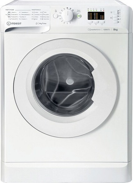 Indesit MTWA 81283 W EE Πλυντήριο Ρούχων 8kg 1200 Στροφών