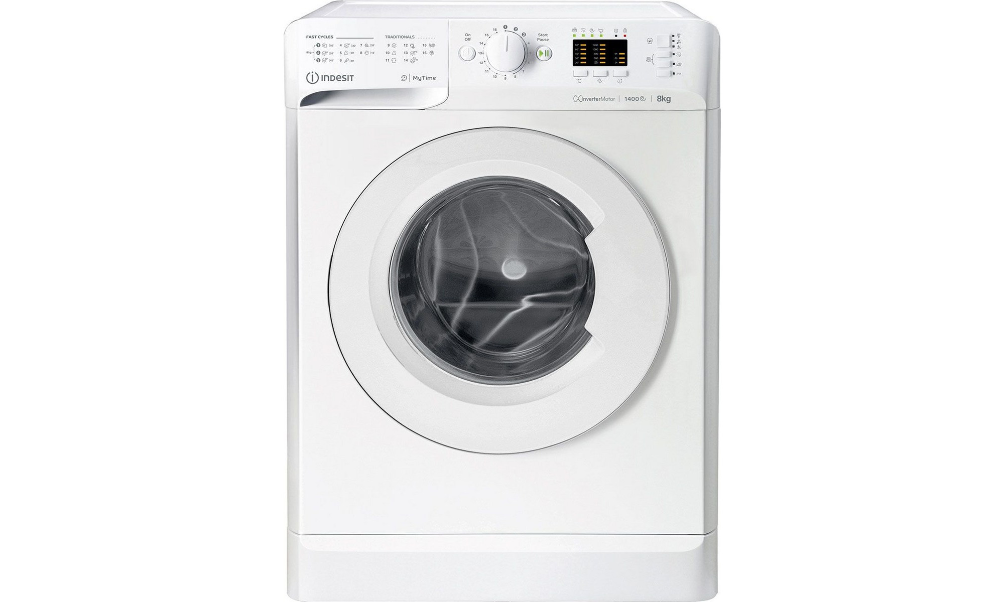 Indesit MTWA 81484 W EU Πλυντήριο Ρούχων 8kg 1400 Στροφών