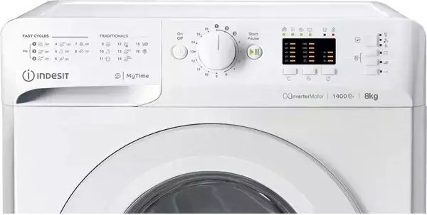 Indesit MTWA 81484 W EU Πλυντήριο Ρούχων 8kg 1400 Στροφών