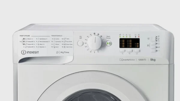 Indesit MTWA 91284 W EE Πλυντήριο Ρούχων 9kg 1200 Στροφών