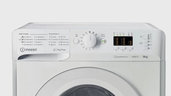 Indesit MTWA 91284 W EE Πλυντήριο Ρούχων 9kg 1200 Στροφών