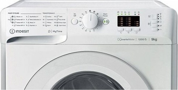 Indesit MTWA 91284 W EE Πλυντήριο Ρούχων 9kg 1200 Στροφών