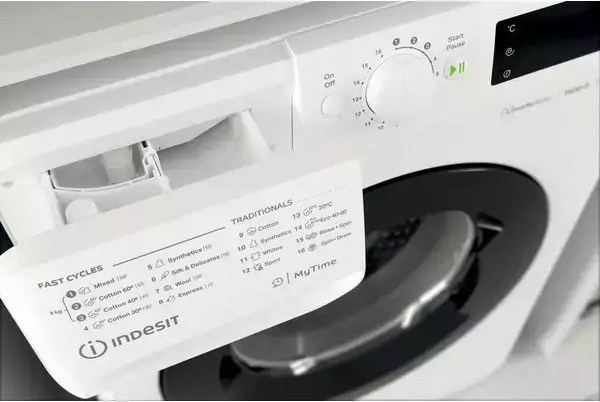 Indesit MTWE 81484 WK EE Πλυντήριο Ρούχων 8kg 1400 Στροφών