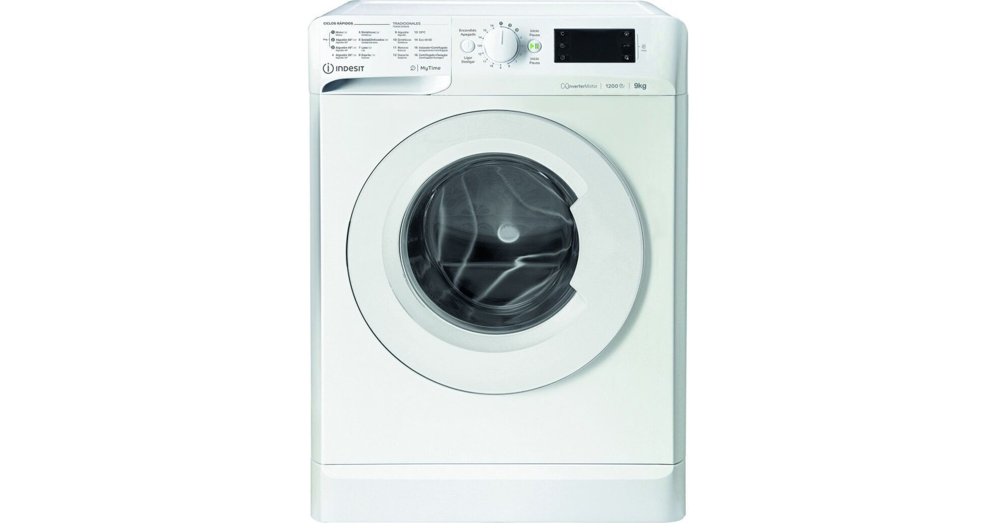 Indesit MTWE 91295 WSPT Πλυντήριο Ρούχων 9kg 1200 Στροφών