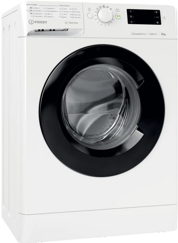 Indesit MTWSE 61294 WK EE Πλυντήριο Ρούχων 6kg 1200 Στροφών