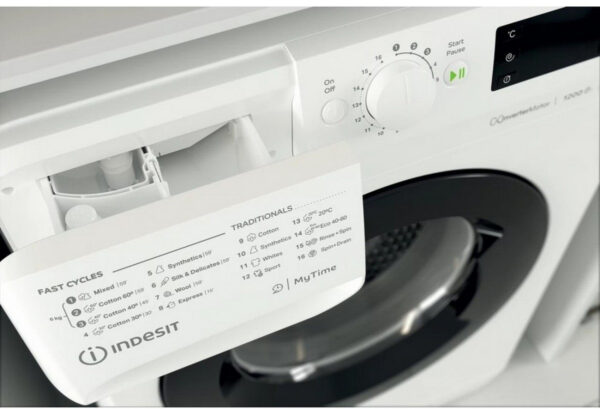 Indesit MTWSE 61294 WK EE Πλυντήριο Ρούχων 6kg 1200 Στροφών