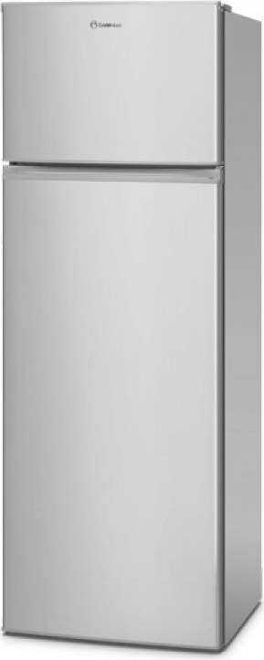 Inventor DP1590S Δίπορτο Ψυγείο 235lt Υ159xΠ55xΒ55cm Inox