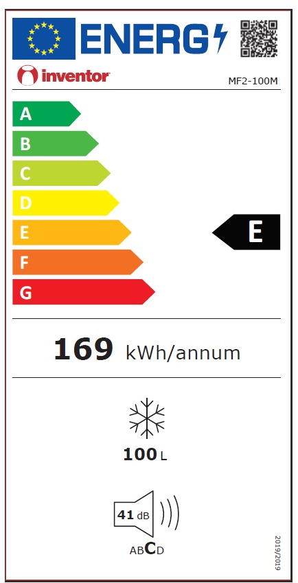 Inventor MF2-100M Καταψύκτης Μπαούλο 100lt