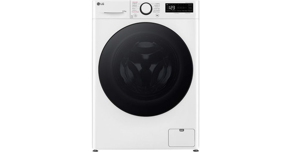 LG D2R50S8TSWB Πλυντήριο Στεγνωτήριο Ρούχων 8kg / 5kg Ατμού 1400 Στροφές