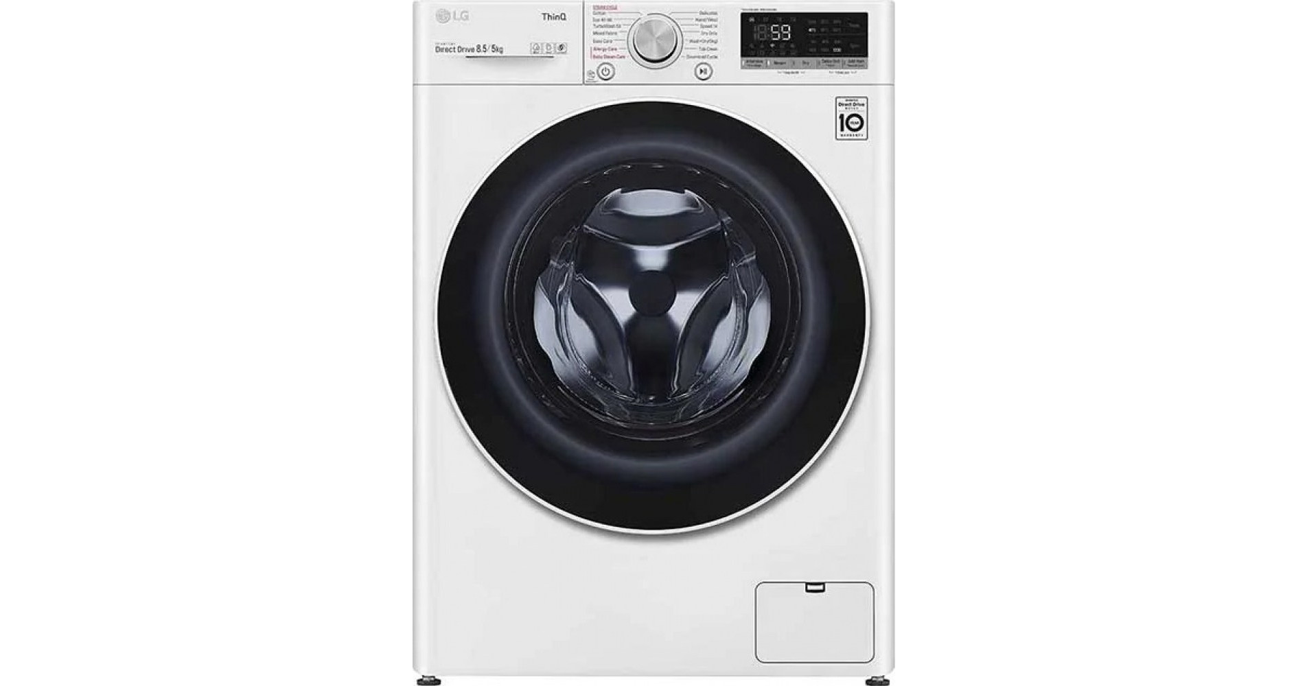 LG F2DV5S8H0E Πλυντήριο Στεγνωτήριο Ρούχων 8.5kg / 5kg Ατμού 1200 Στροφές