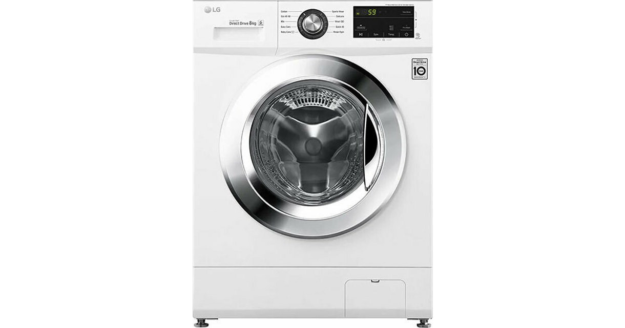 LG F4J3TN5WE Πλυντήριο Ρούχων 8kg 1400 Στροφών