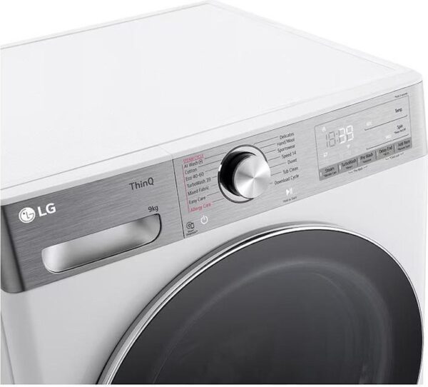 LG F4WR909P3W Πλυντήριο Ρούχων 9kg 1400 Στροφών