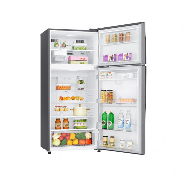 LG GTB744DSCV Δίπορτο Ψυγείο 547lt Full No Frost Υ180xΠ78xΒ73cm Inox