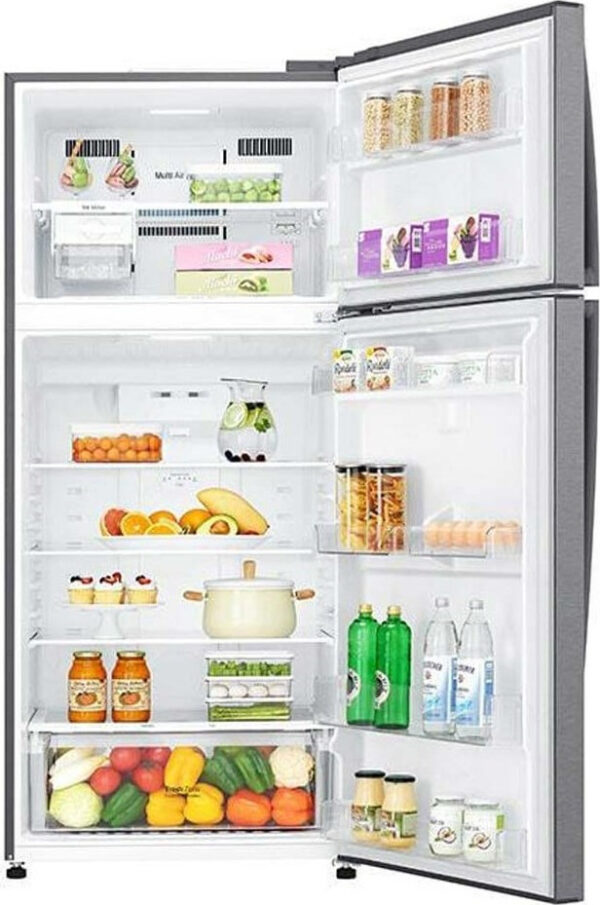 LG GTB744DSCV Δίπορτο Ψυγείο 547lt Full No Frost Υ180xΠ78xΒ73cm Inox