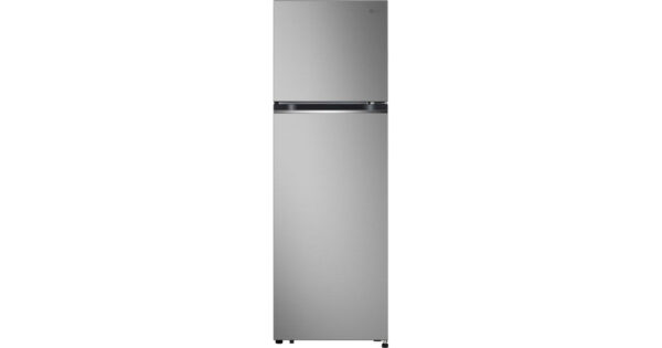 LG GTBV20PYGKD Δίπορτο Ψυγείο 266lt Full No Frost Υ168xΠ55.5xΒ63.7cm Inox