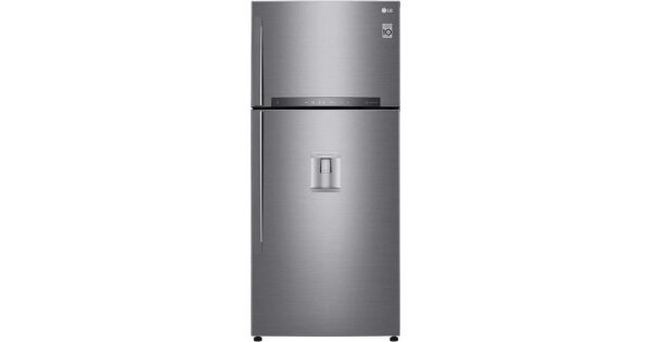 LG GTF916PZPYD Δίπορτο Ψυγείο 592lt No Frost Υ184xΠ86xΒ73cm Inox