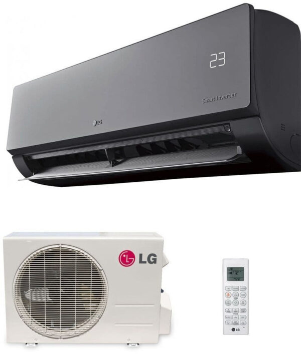 LG Mirror ArtCool AC12BK Κλιματιστικό Inverter 12000 BTU A++/A++ με Ιονιστή και Wi-Fi