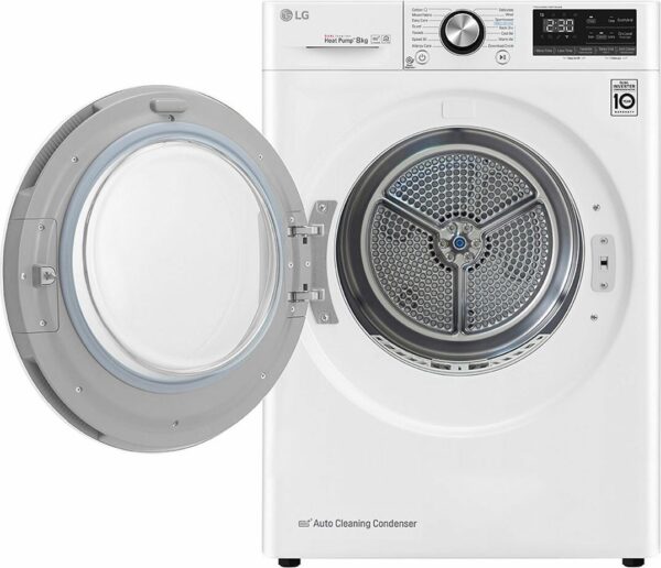 LG RC80V9AV3W Στεγνωτήριο Ρούχων 8kg A+++ με Αντλία Θερμότητας