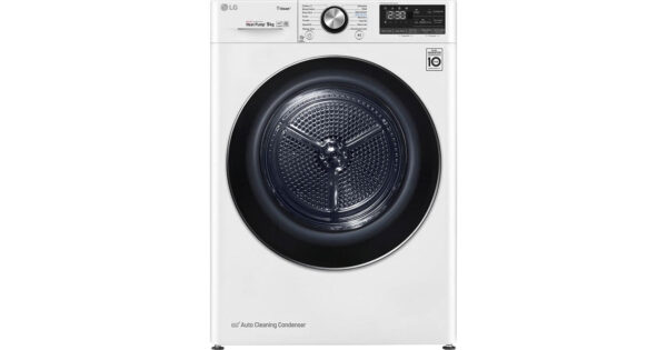 LG RC90V9AV2W Στεγνωτήριο Ρούχων 9kg A+++ με Αντλία Θερμότητας