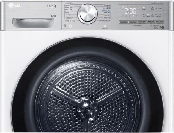 LG RH10V9AV2WR Στεγνωτήριο Ρούχων 10kg A+++ με Αντλία Θερμότητας