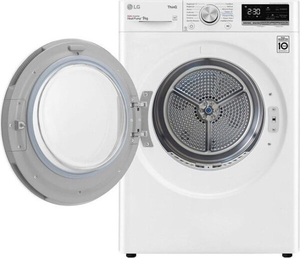 LG RH90V9AVHN Στεγνωτήριο Ρούχων 9kg A+++ με Αντλία Θερμότητας