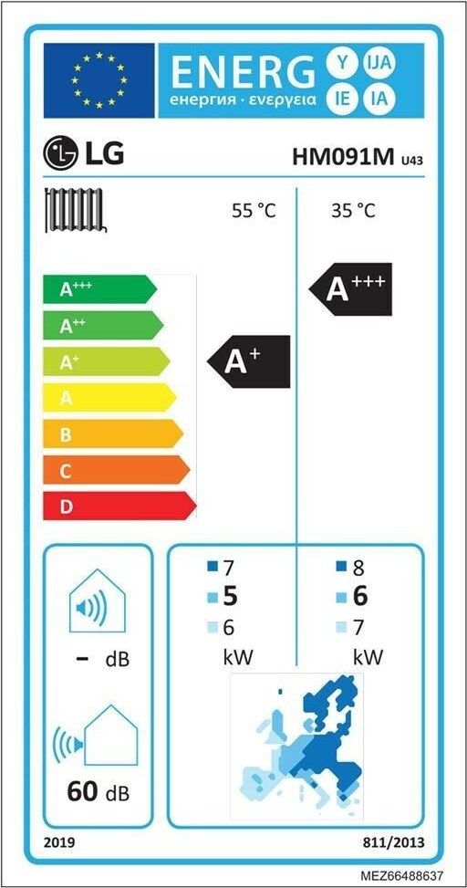 LG Therma V HM091MR.U44 Αντλία Θερμότητας 9kW Μονοφασική Monoblock