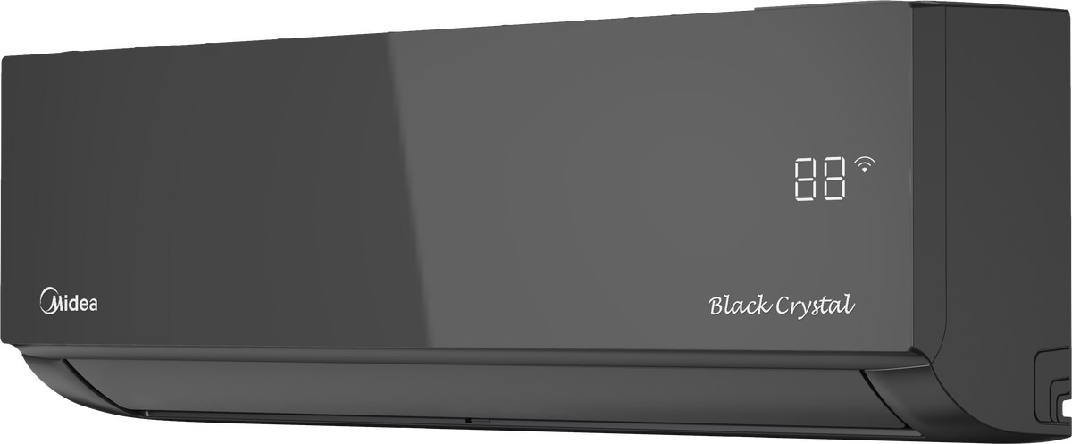 Midea Crystal Black AG16BLACK-18NXD6-I/O Κλιματιστικό Inverter 18000 BTU A++/A+++ με Ιονιστή και Wi-Fi