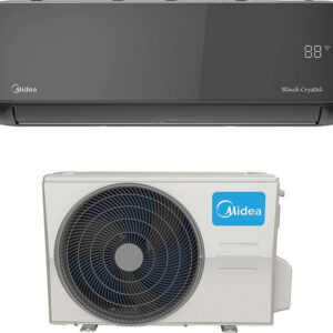 Midea Crystal Black AG16BLACK-24NXD0-I/O Κλιματιστικό Inverter 24000 BTU A++/A+++ με Ιονιστή και Wi-Fi