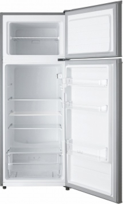 Midea MDRT294FGE50 Δίπορτο Ψυγείο 204lt Υ143xΠ55xΒ55cm Inox