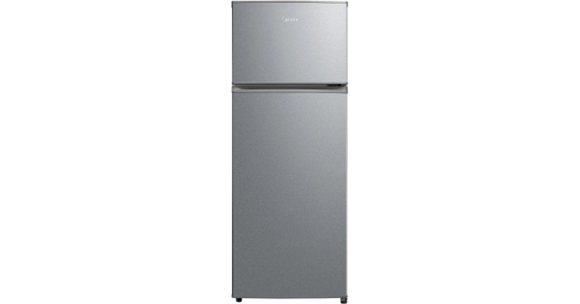 Midea MDRT294FGE50 Δίπορτο Ψυγείο 204lt Υ143xΠ55xΒ55cm Inox