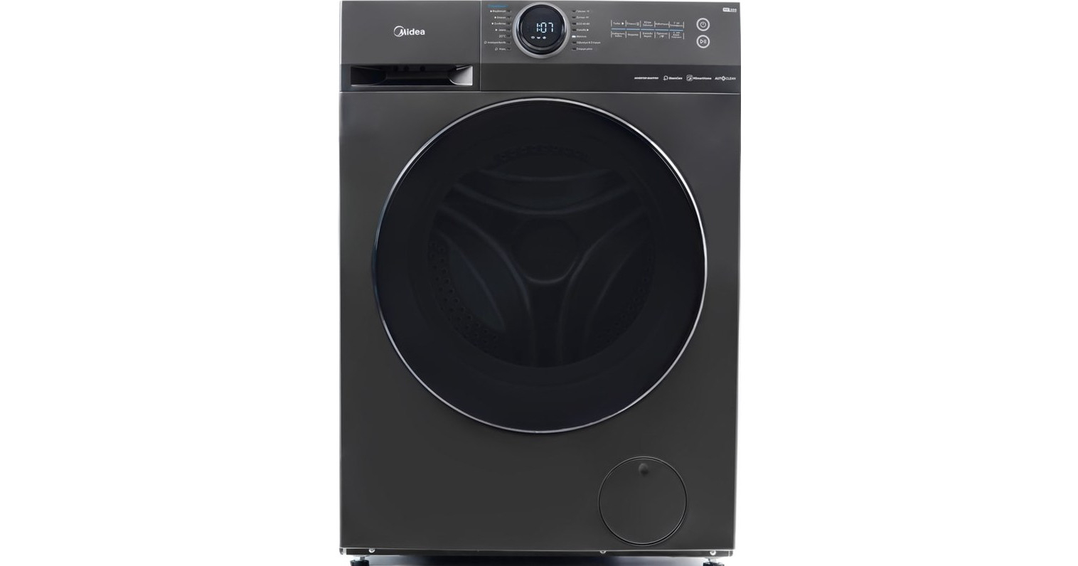 Midea MF200W80WB/T-GR Πλυντήριο Ρούχων 8kg 1400 Στροφών