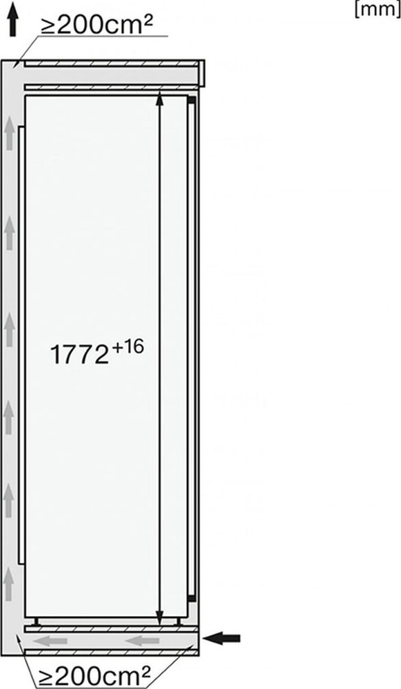 Miele FNS 7770 E Όρθιος Καταψύκτης 213lt No Frost