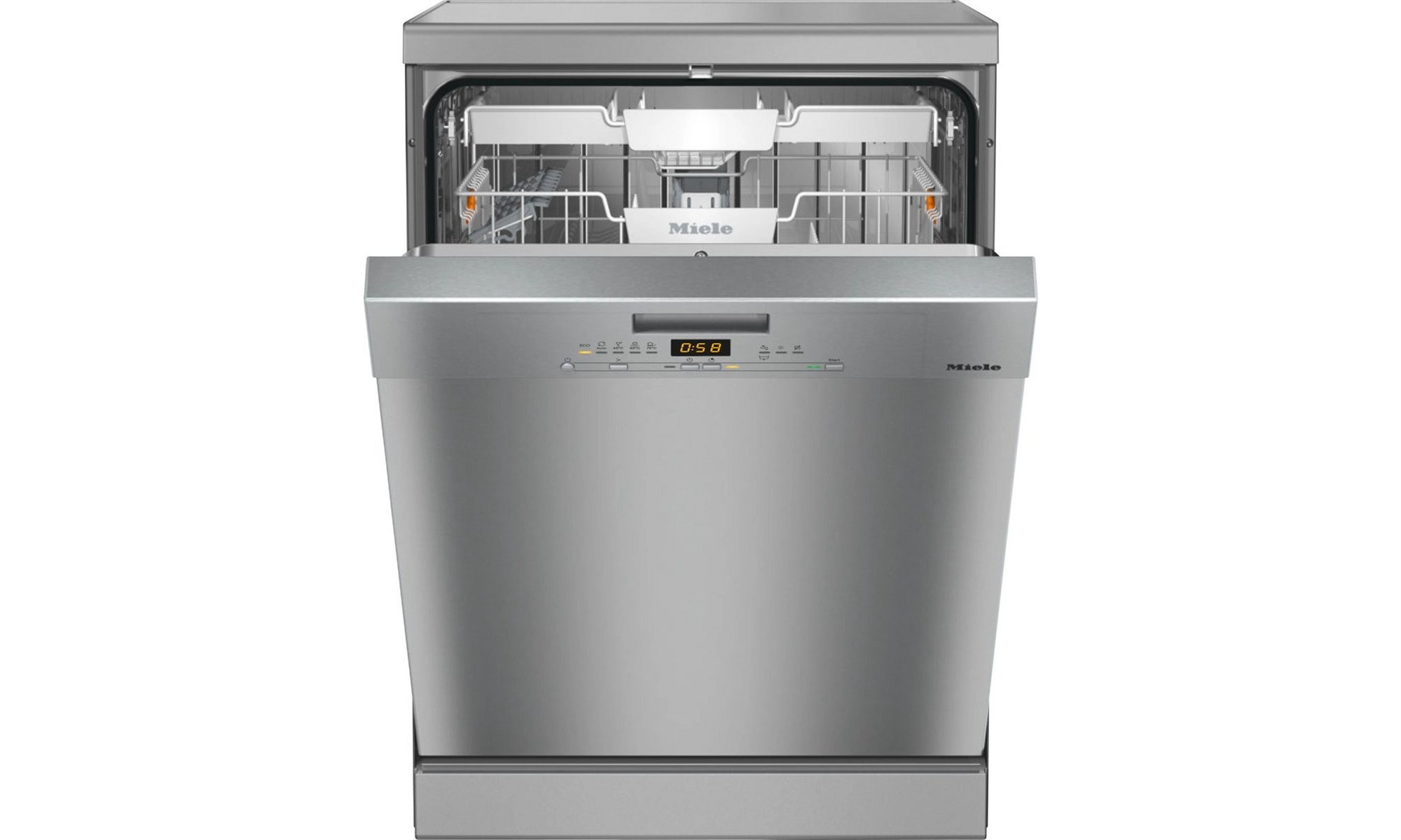 Miele G 5110 SC Active Inox/white Ελεύθερο Πλυντήριο Πιάτων 59.8cm για 14 Σερβίτσια Λευκό