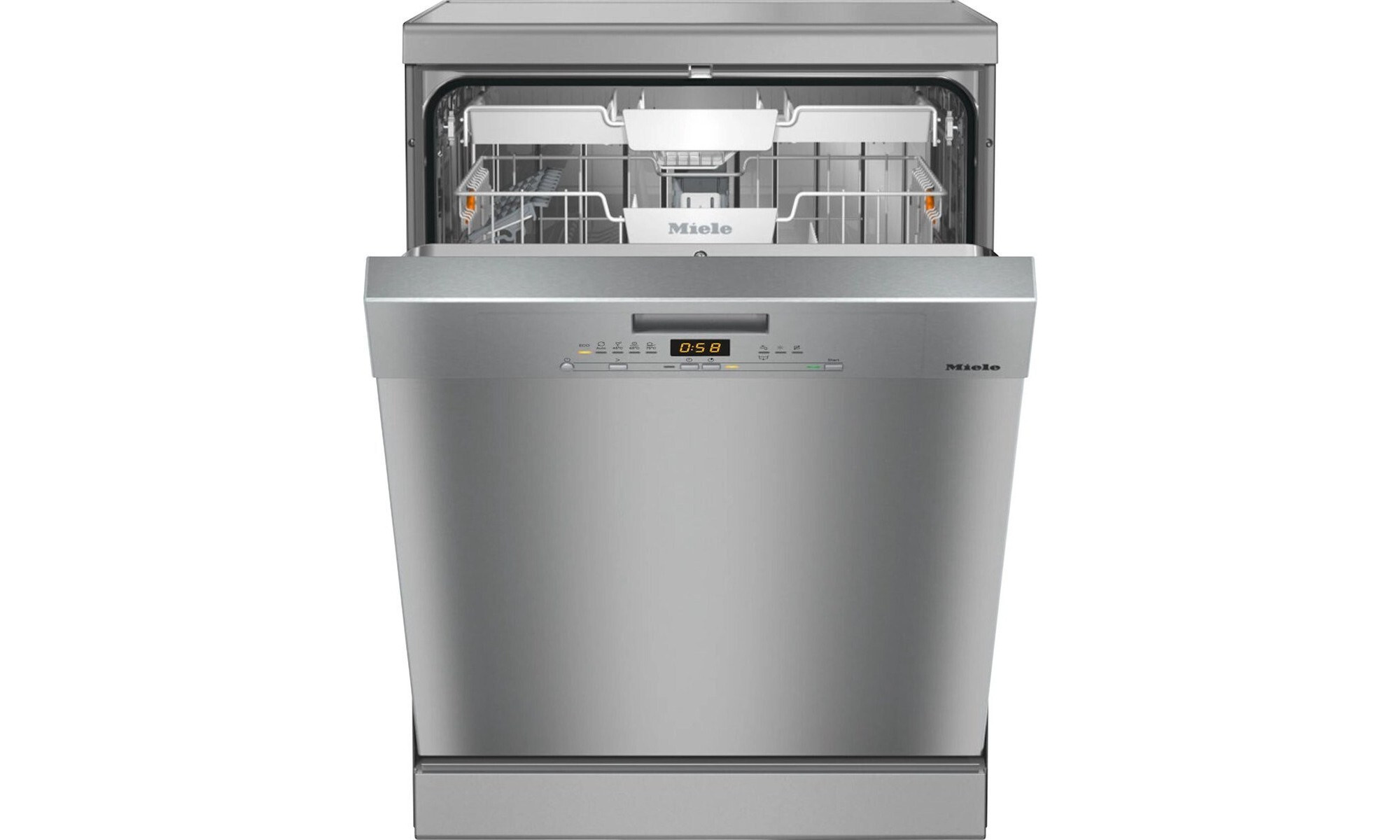 Miele G 5110 SC Front Active Ελεύθερο Πλυντήριο Πιάτων 60cm για 14 Σερβίτσια Inox