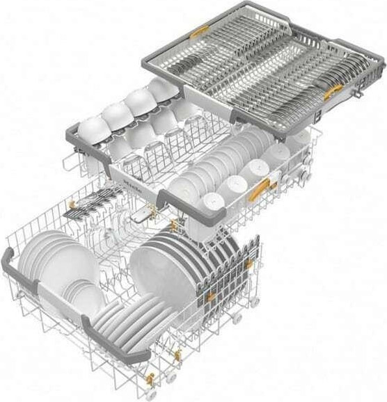 Miele G 7460 SCVi AutoDos Εντοιχιζόμενο Πλυντήριο Πιάτων 59.8cm για 14 Σερβίτσια Μαύρο με Wi-Fi