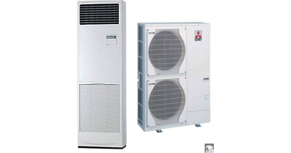 Mitsubishi Electric PSA-RP125GA/PUHZ-ZRP125VHA Επαγγελματικό Κλιματιστικό Inverter Ντουλάπα 42000 BTU