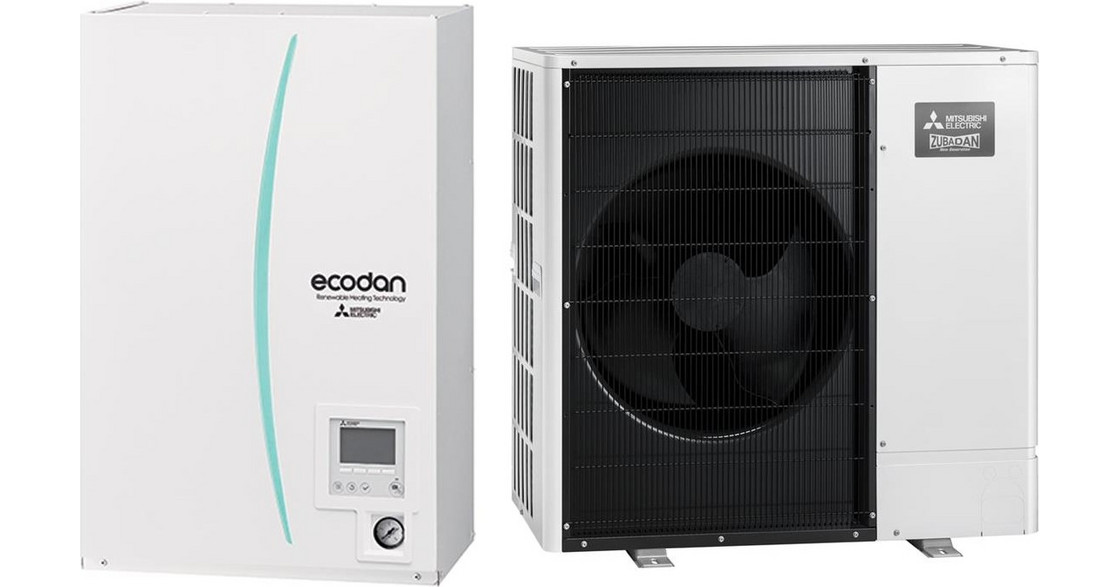 Mitsubishi Electric Zubadan PUD-SHWM80VAA Hydrobox ERSD-VM2D Αντλία Θερμότητας 6kW Μονοφασική Split