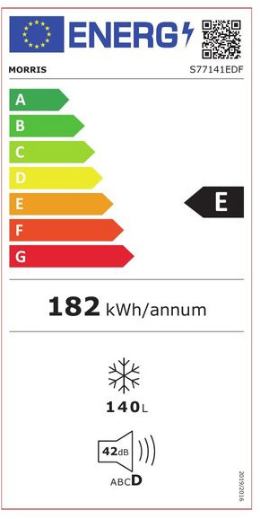 Morris S77141EDF Καταψύκτης Μπαούλο 140lt