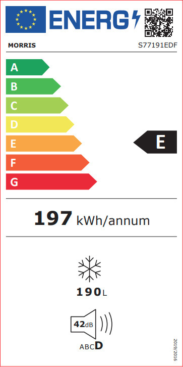 Morris S77191EDF Καταψύκτης Μπαούλο 190lt