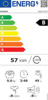 Morris WBS-91427 Πλυντήριο Ρούχων 9kg 1400 Στροφών